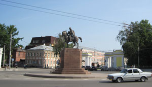 Памятник князю Олегу Рязанскому